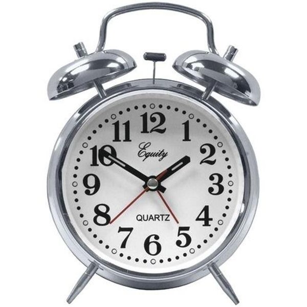 Equity By La Crosse EQUITY LACROSSE 13014 Twin Bell Analog Quartz Alarm Clock 13014